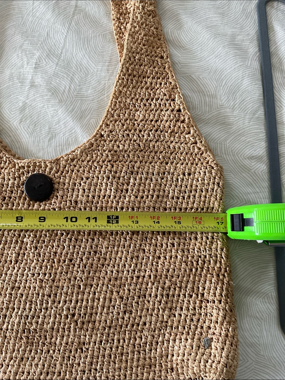Helen Kaminski Raffia Shoulder Bag in Tan - Picture 7 of 9